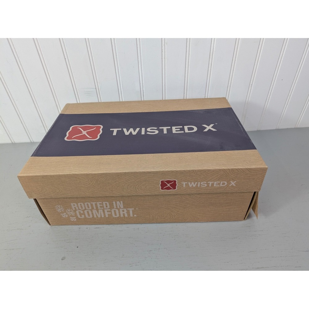 Twisted Mens Chukka Driving Moc MDM0075 Brown/Ivory USA Flag Casual Size 12M NOB - Picture 10 of 12